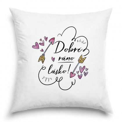 Polštář Dobré ráno lásko